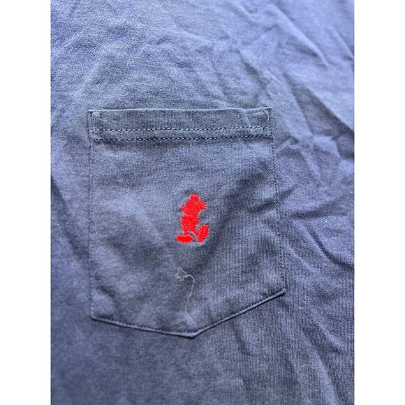 Disneyland Men's XXL Navy Blue Mickey Mouse Short Sleeve Adult pocket NWT‎ - Picture 2 of 6
